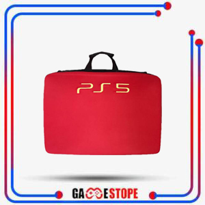 خرید کیف طرح پارچه ای قرمز ps5